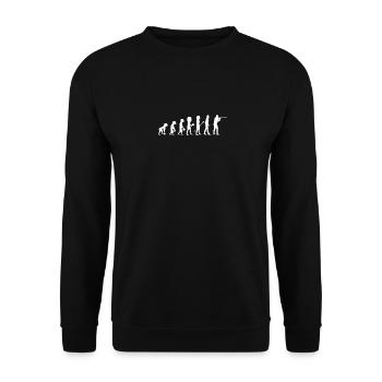 Sportschützen Evolution - Unisex Pullover - Schwarz - Vorne - Alina (178cm) & Michal (187cm)