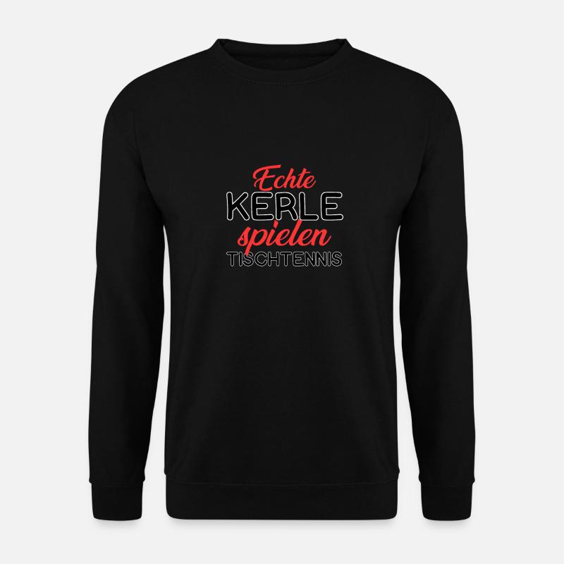 Tischtennis - Unisex Pullover - Schwarz