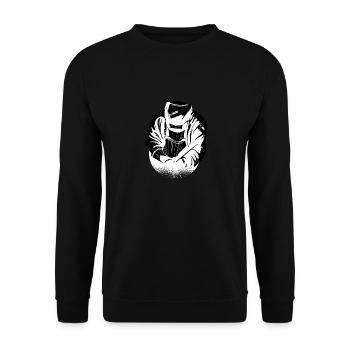 Meilleur Soudeur Soudage Drôle disant Drôle - Sweat-shirt Unisexe - noir - Devant - Alina (178cm) & Michal (187cm)