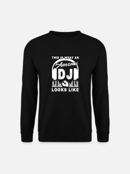 DJ Super DJ sieht aus wie - Unisex Pullover - Schwarz
