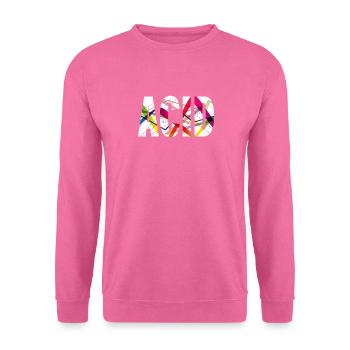 Acid House Techno Raver DJ Festival Party Geschenk - Unisex Pullover - Pink - Vorne