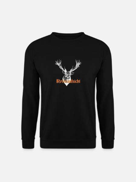 Revieraufsicht Förster Jäger Jagen Geschenk - Unisex Pullover - Schwarz