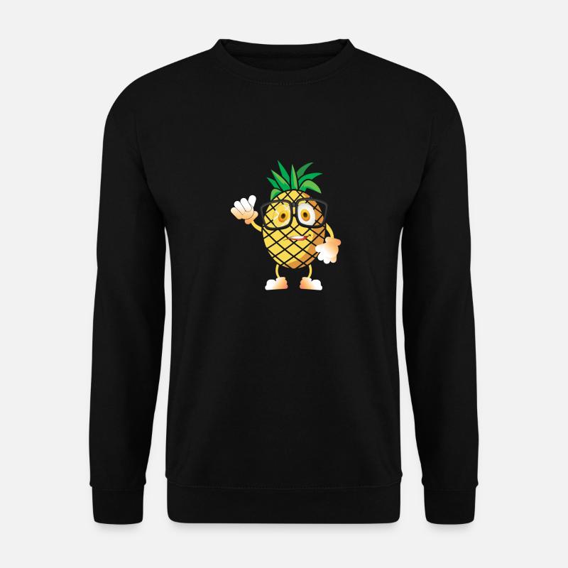 pineapple - Unisex Sweatshirt - black