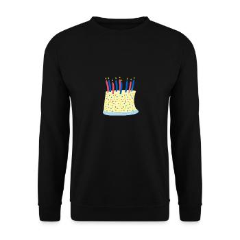 Torte - Unisex Pullover - Schwarz - Vorne - Alina (178cm) & Michal (187cm)