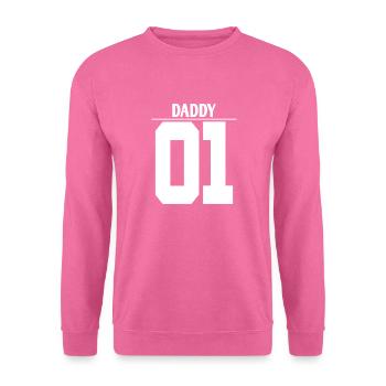 Daddy 01 & Daddys Girl 01 Shirt - Unisex Pullover - Pink - Vorne