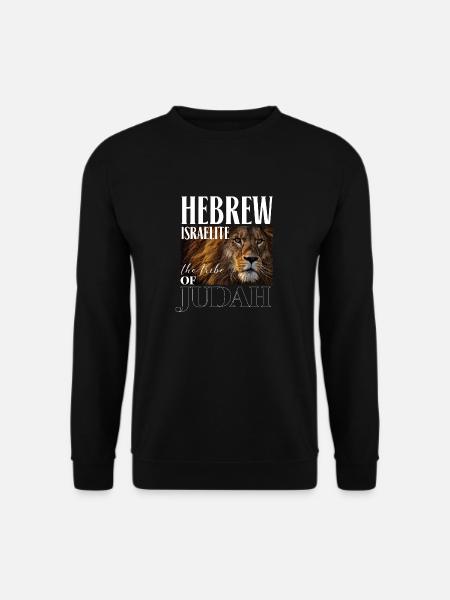 Löwe von Juda Hebräisch Israeliten Jüdisch - Unisex Pullover - Schwarz