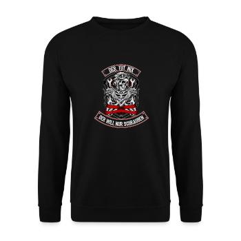 Der Tut Nix Der Will Nur Schrauben - Unisex Pullover - Schwarz - Vorne - Alina (178cm) & Michal (187cm)