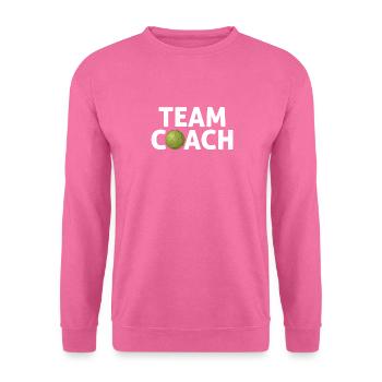 Team Coach Handball Trainer - Unisex Pullover - Pink - Vorne