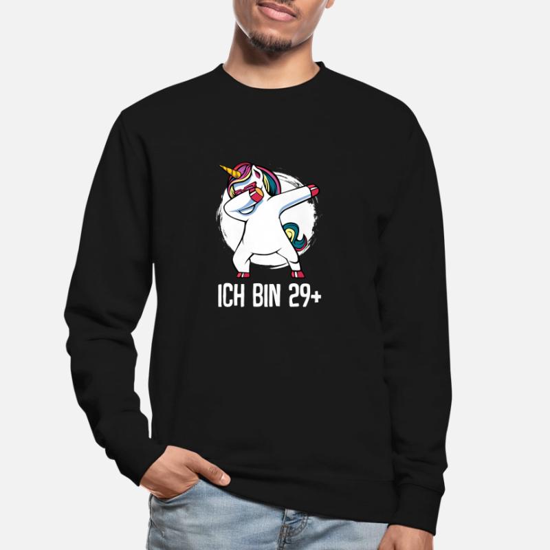 Ich Bin 29+ Plus 30. Geburtstag Geschenk Einhorn Unisex Pullover