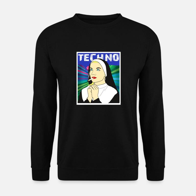 Techno Nun - Unisex Sweatshirt - black