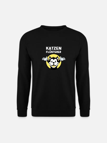 Katzen Flüsterer - Unisex Pullover - Schwarz