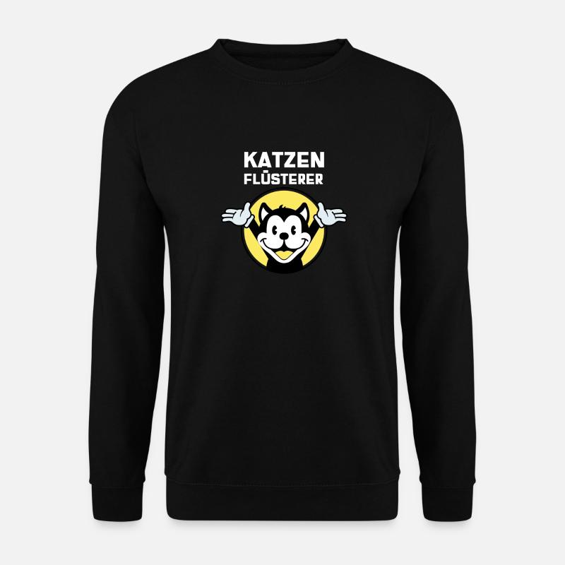 Katzen Flüsterer - Unisex Pullover - Schwarz
