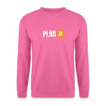 Plan B Bitcoin - Unisex Pullover - Pink - Vorne
