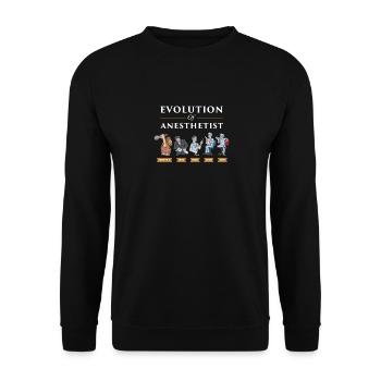 Stun development of the anesthetist - Unisex Sweatshirt - black - Front - Alina (178cm) & Michal (187cm)