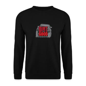 Funny Off Road Racing Tshirt 4x4 Offroad Gift Mud - Unisex Sweatshirt - black - Front - Alina (178cm) & Michal (187cm)