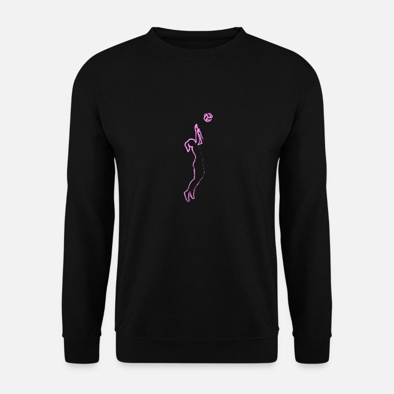 Volleyball Girl - Unisex Pullover - Schwarz