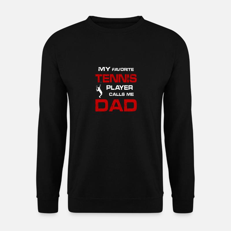 Tennis DAD - Unisex Pullover - Schwarz