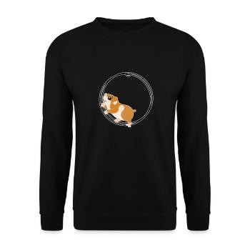 Rhönrad TShirt pour la gymnaste - Sweat-shirt Unisexe - noir - Devant - Alina (178cm) & Michal (187cm)
