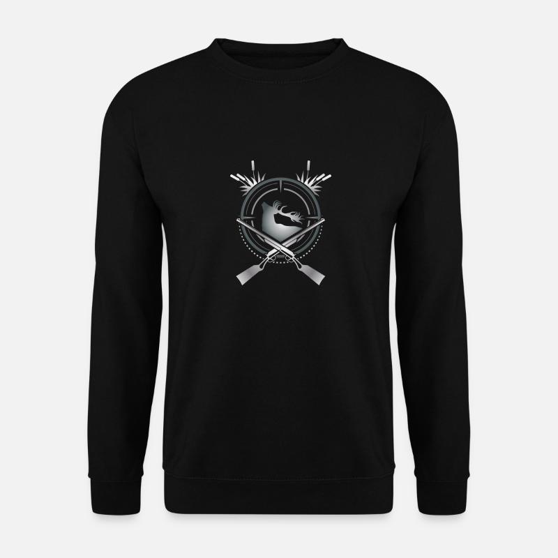 Chasseur de cerfs - Sweat-shirt Unisexe - noir