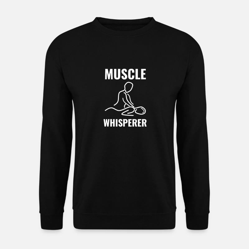 Muscle Whisperer - Unisex Pullover - Schwarz