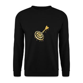 Fléchettes fléchettes - Sweat-shirt Unisexe - noir - Devant - Alina (178cm) & Michal (187cm)