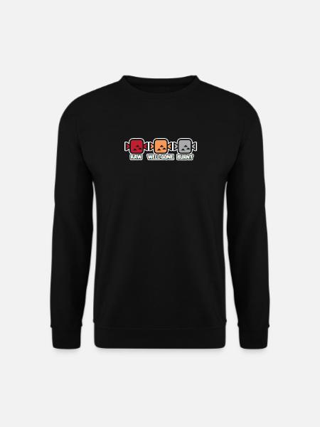 well done burnt - Unisex Sweatshirt - black