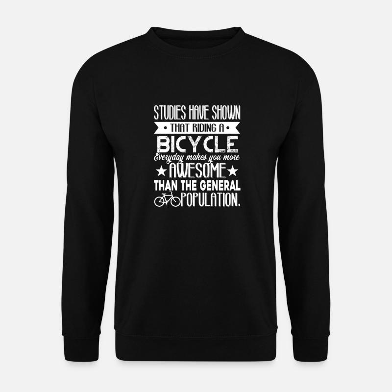 Bicycle Riding A Bicycle - Unisex Sweatshirt - black