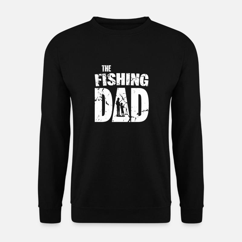 Fishing Dad - Unisex Pullover - Schwarz