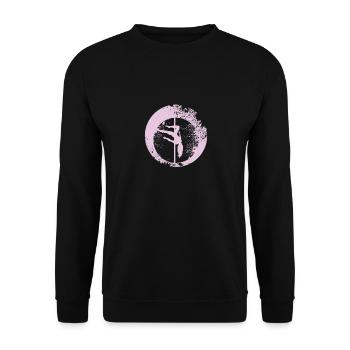 Pole Dance - Unisex Pullover - Schwarz - Vorne - Alina (178cm) & Michal (187cm)