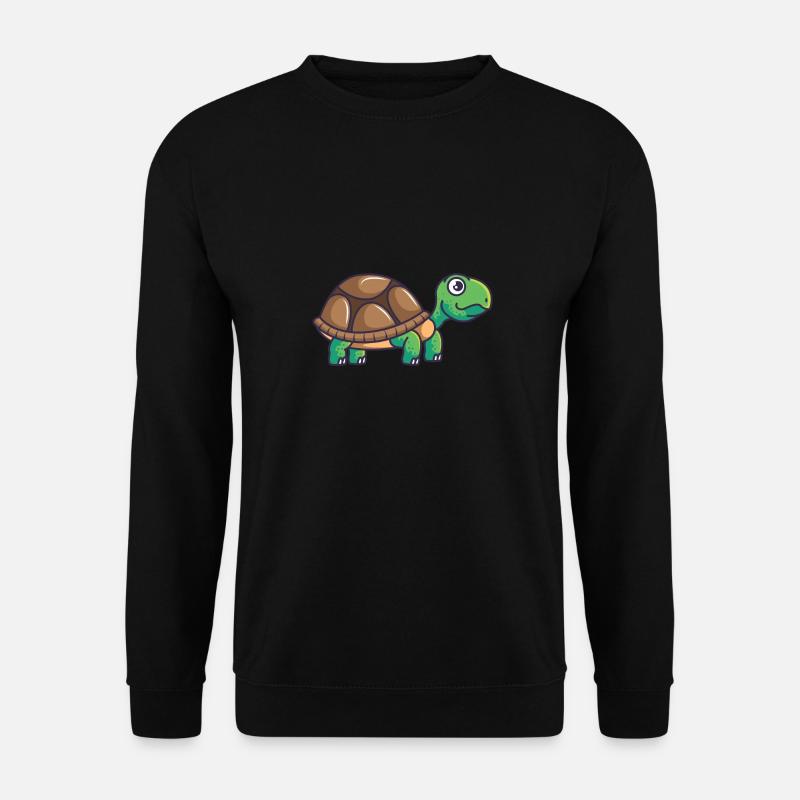Land tortoise turtle pet - Unisex Sweatshirt - black