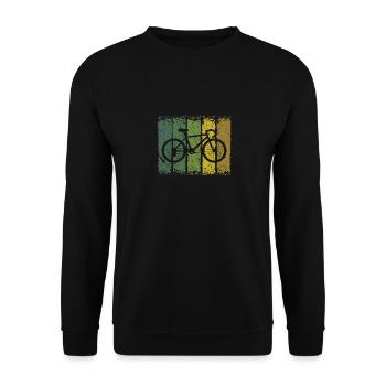 cyklist - Unisex sweater - sort - Foran - Alina (178cm) & Michal (187cm)