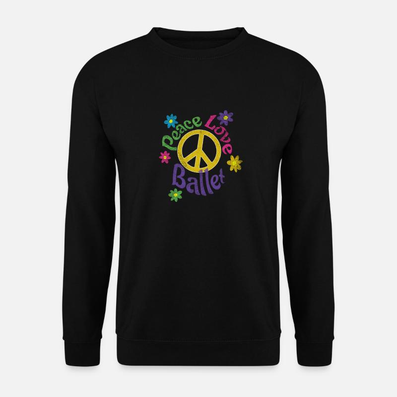 Friedensliebesballett verzweifelt - Unisex Pullover - Schwarz
