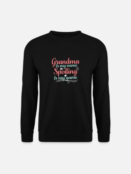 Grandma Is My Name Grandma - Unisex Pullover - Schwarz
