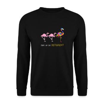 Osez être une conscience différente de l'autisme - Sweat-shirt Unisexe - noir - Devant - Alina (178cm) & Michal (187cm)
