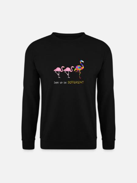 Dare to Be Different Awareness Autismus Bewusstse - Unisex Pullover - Schwarz