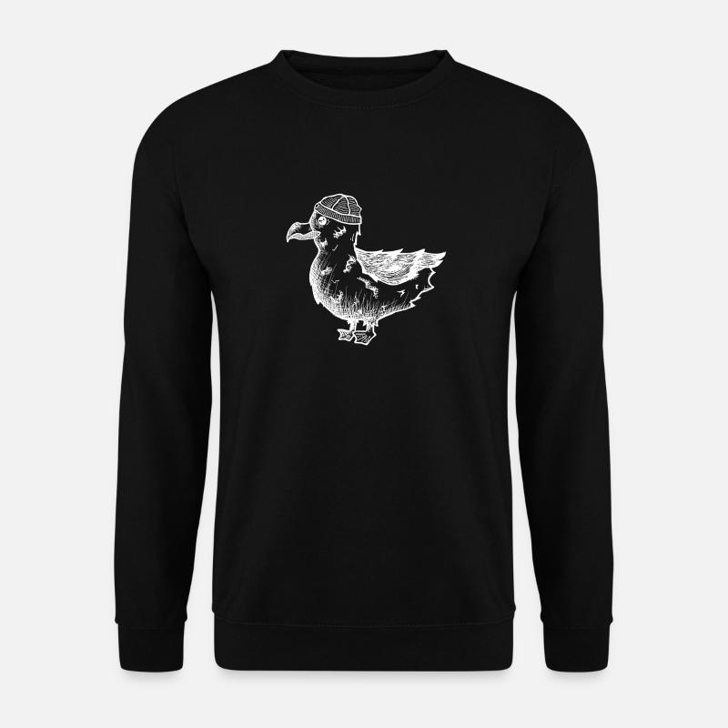Möwe Moin - Unisex Pullover - Schwarz