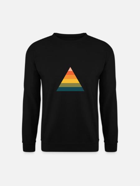 Rainbow pyramid - Unisex Sweatshirt - black