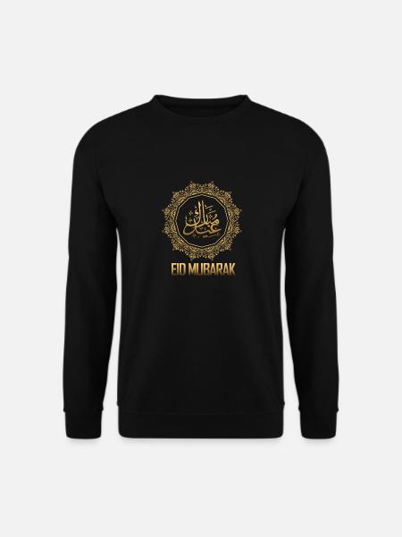 Célébration du festival Eid Mubarak - Sweat-shirt Unisexe - noir
