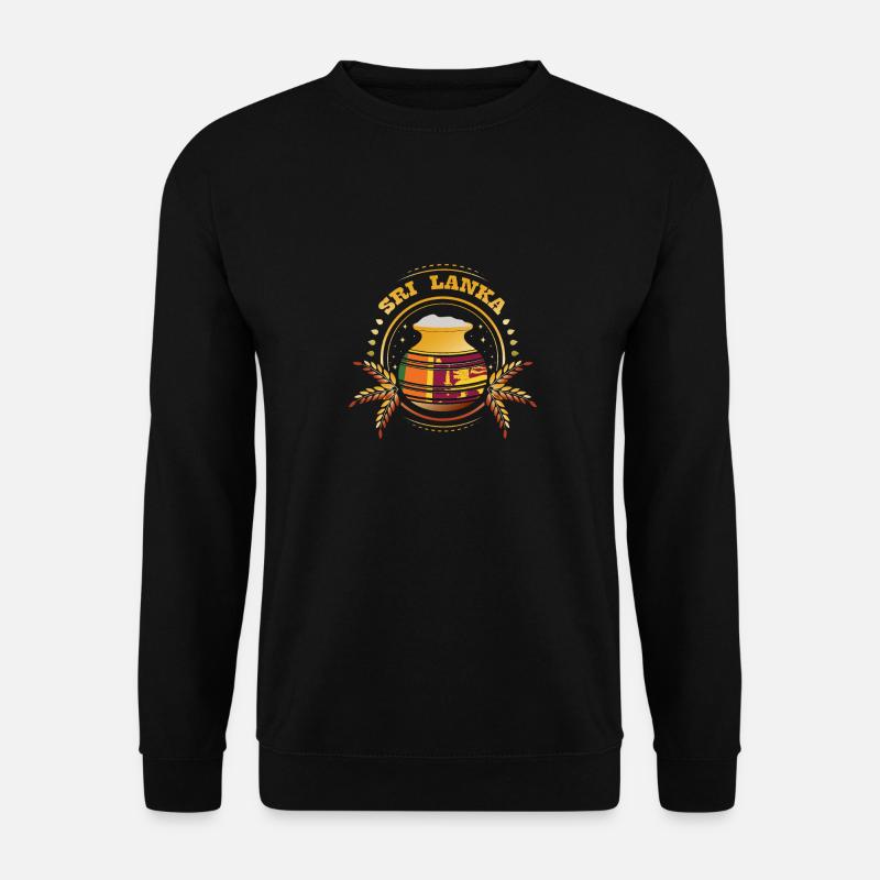 Sri Lanka Insel - Unisex Pullover - Schwarz