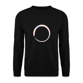 enso spiritualität zen buddhismus - Unisex Pullover - Schwarz - Vorne - Alina (178cm) & Michal (187cm)