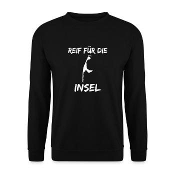SYLT NORDSEE URLAUB INSEL - Unisex Pullover - Schwarz - Vorne - Alina (178cm) & Michal (187cm)