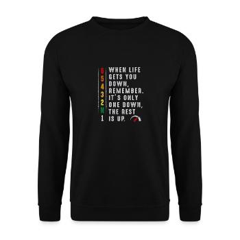 1N23456 - Motorcycle Gear. You Wouldn't Understand - Unisex Sweatshirt - black - Front - Alina (178cm) & Michal (187cm)