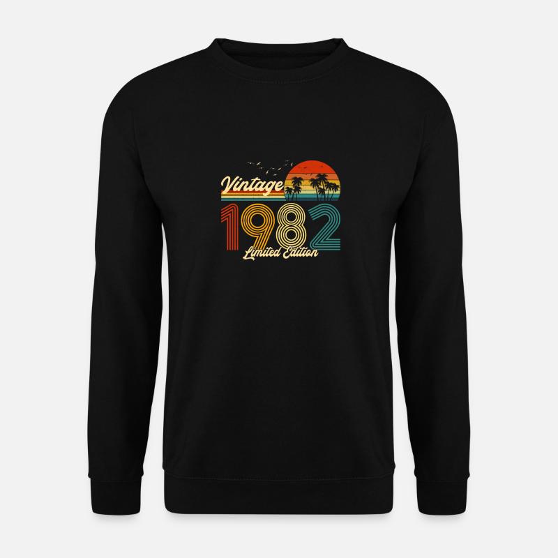 Vintage 1982 T-Shirt Limited Edition 38. Geburtstag - Unisex Pullover - Schwarz