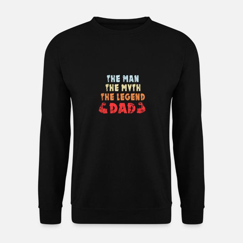 Conception de papa hero - Sweat-shirt Unisexe - noir