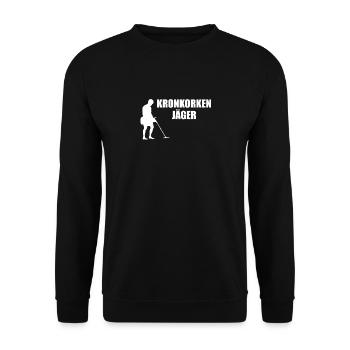 Sondeln schatzsucher Metalldetektor Sondler - Unisex Pullover - Schwarz - Vorne - Alina (178cm) & Michal (187cm)