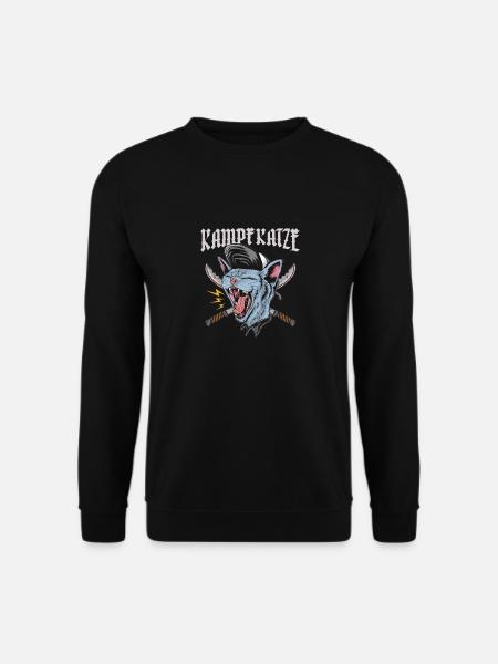 Kampfkatze - Unisex Pullover - Schwarz