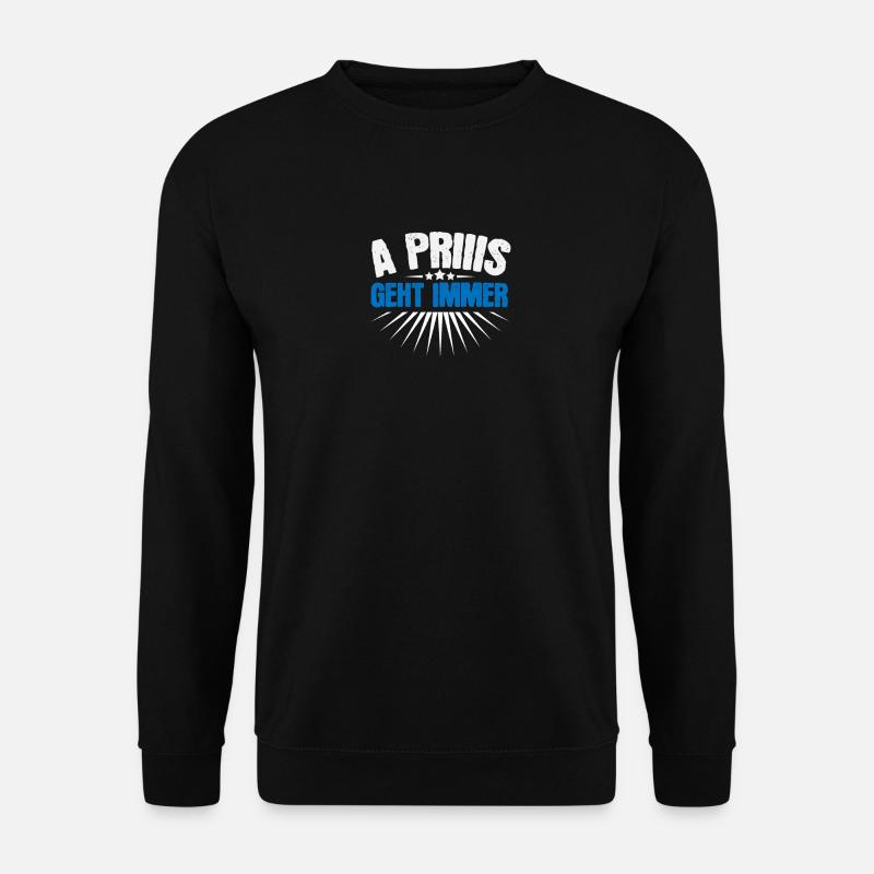 Schnupfer Schnupftabak Geschenk Snuff Liebhaber - Unisex Pullover - Schwarz