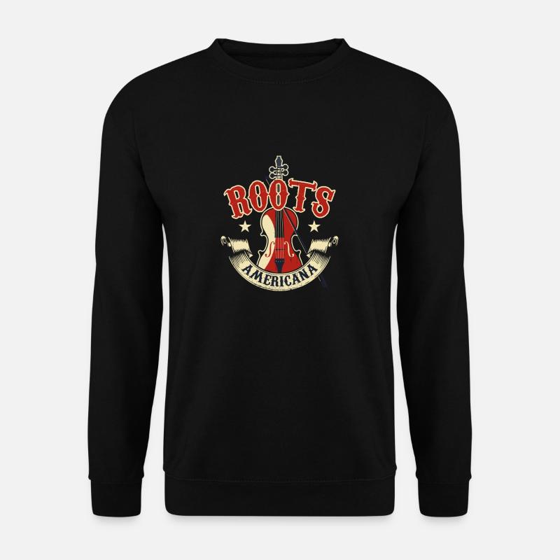 Bluegrass Roots Rock Americana - Unisex Pullover - Schwarz