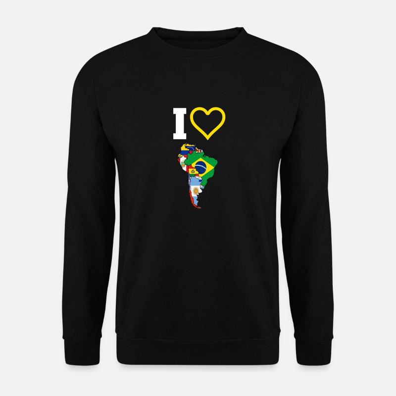 Die Liebe Südamerikas - Unisex Pullover - Schwarz