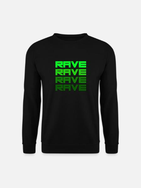 Rave green - Unisex Sweatshirt - black